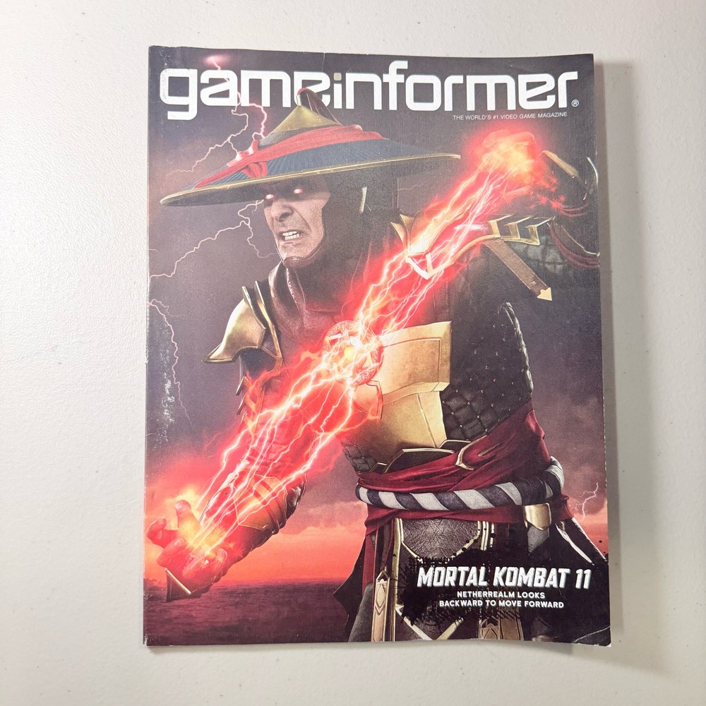 Game Informer Magazine Mortal Kombat 11 NetherRealm Raiden Cover Video Games